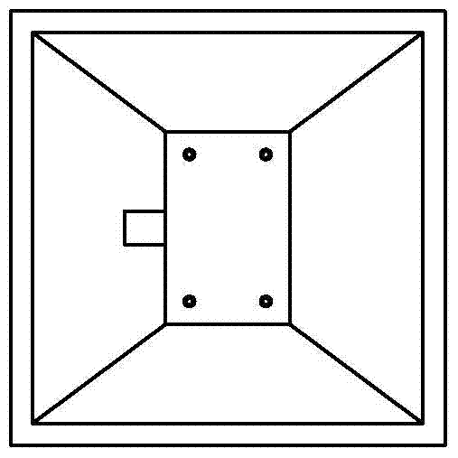 A universal antenna flange and an antenna conversion device containing the flange