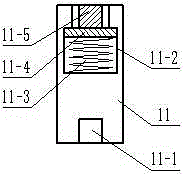 Washing machine bottom frame with buffering effect