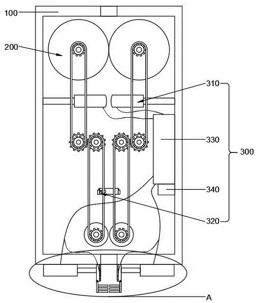 Intelligent detection device for online broken wire and strand separation of hoisting wire rope