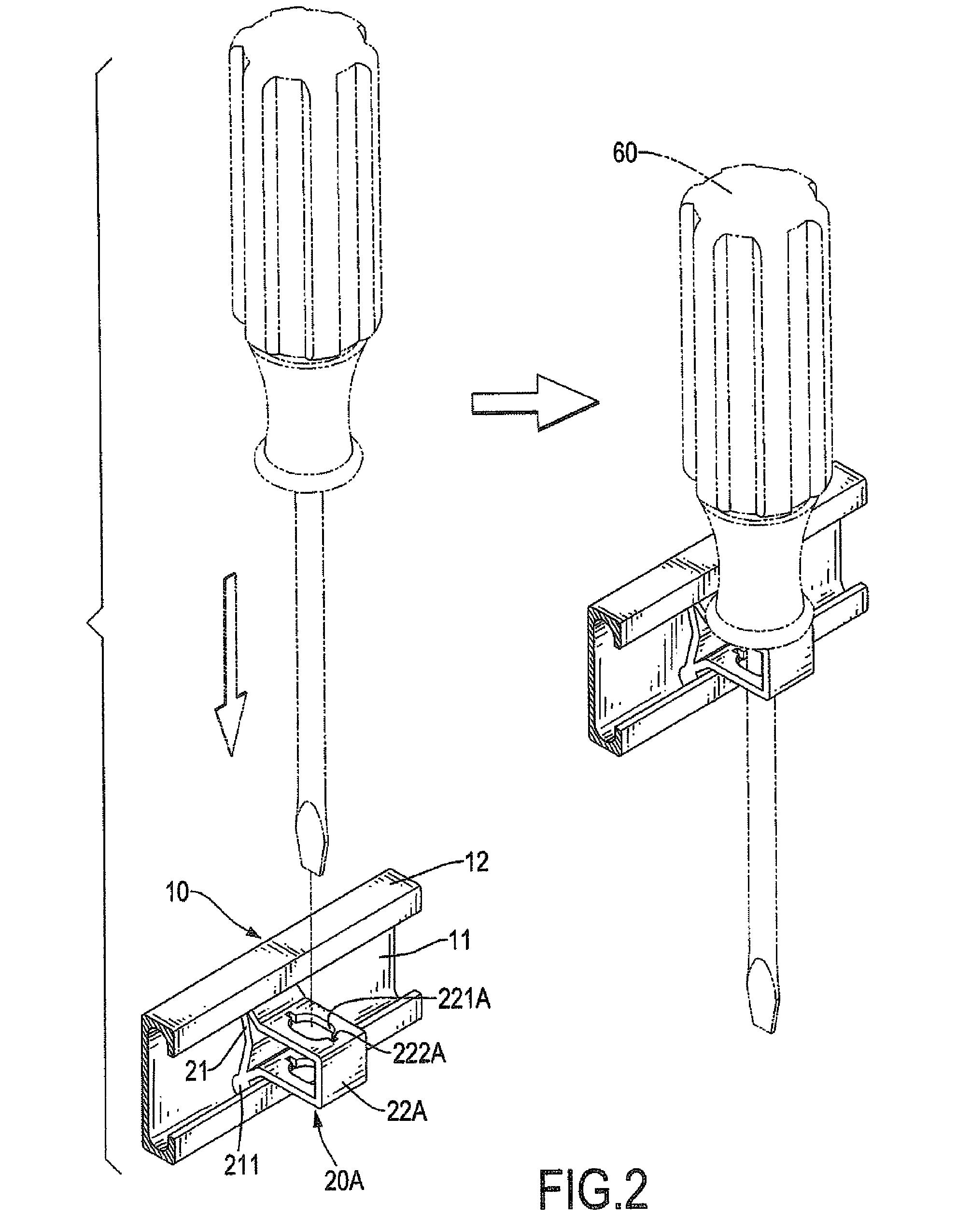 Suspension display rack