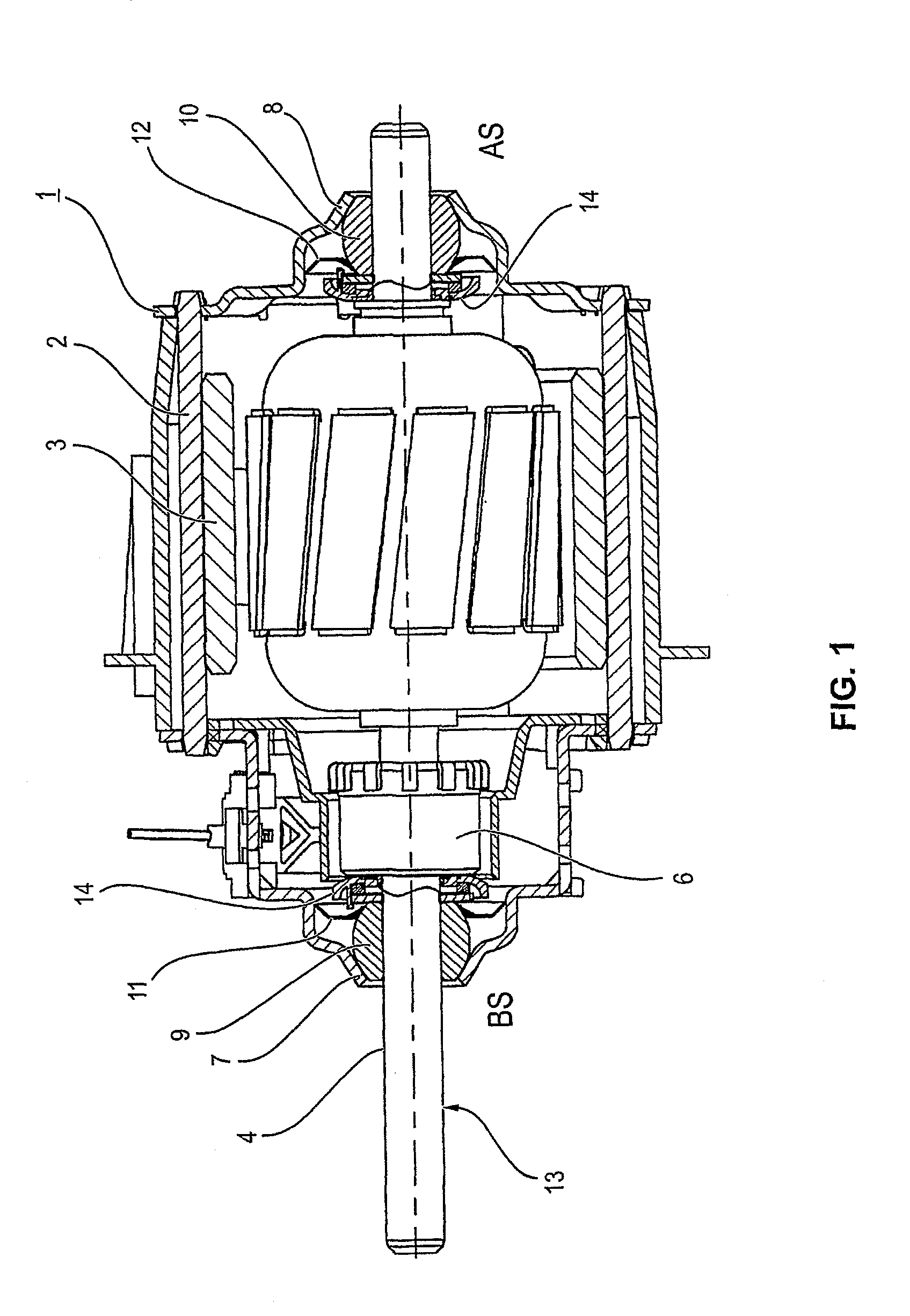 Electric motor drive, in particular fan drive