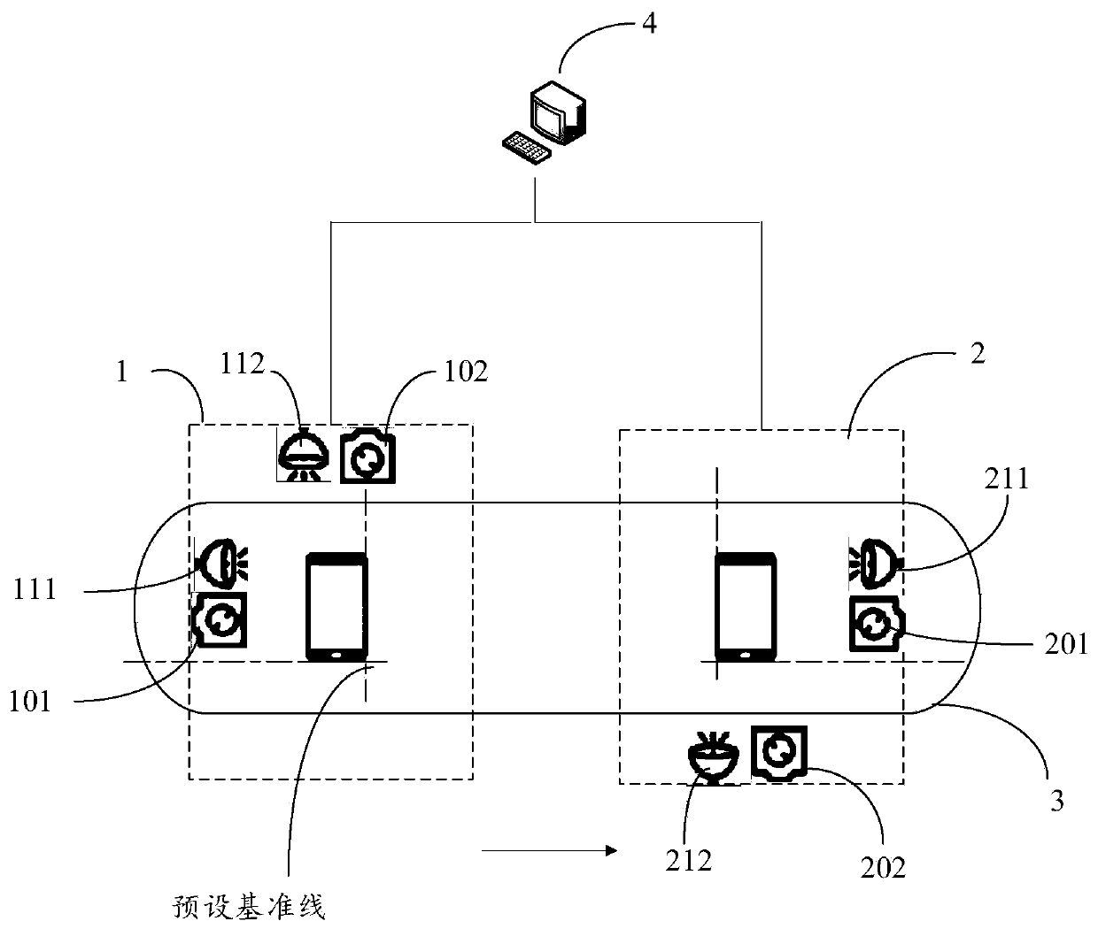 Shell side edge detection device and shell side edge detection method for electronic product