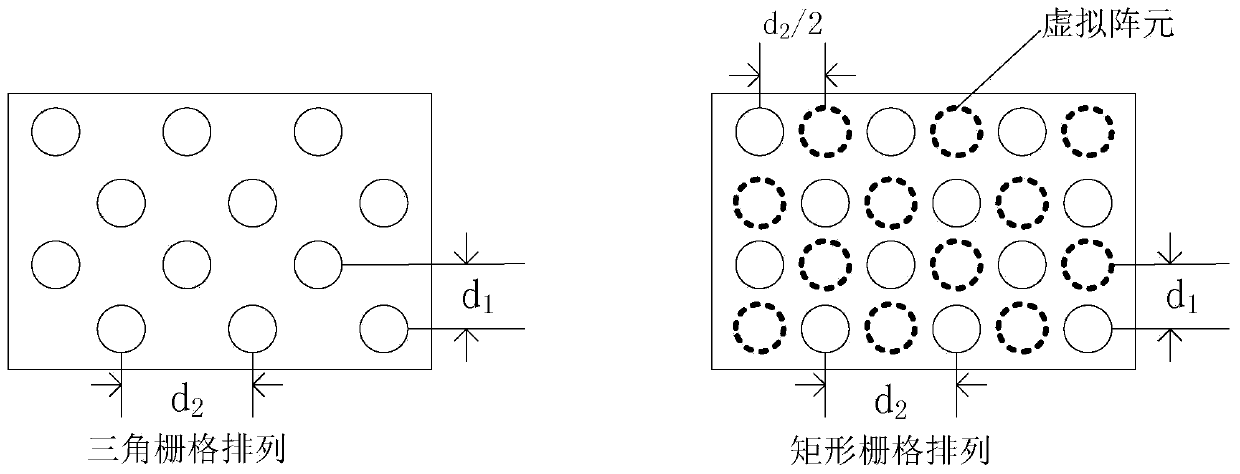 Triangular array-based two-dimensional electronic stability platform real-time calculation method