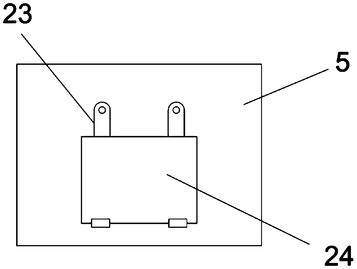 A quick breaking device for agglomerated paint