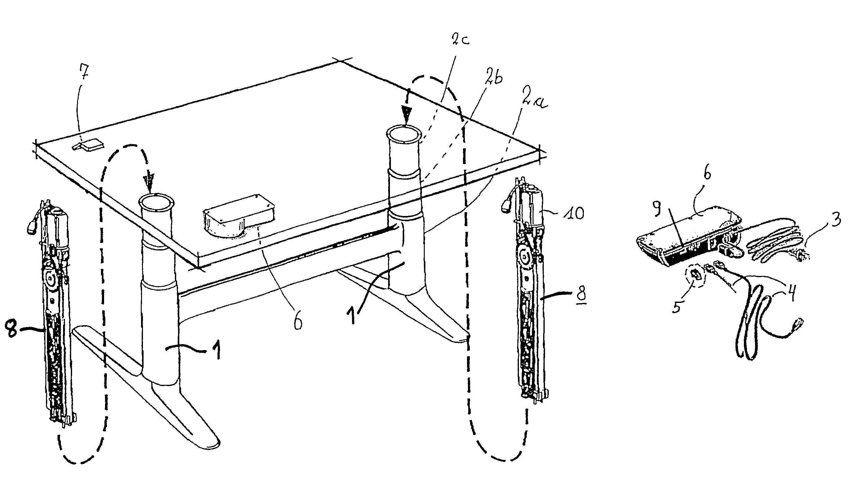 Article of furniture, in particular a sitting/standing table