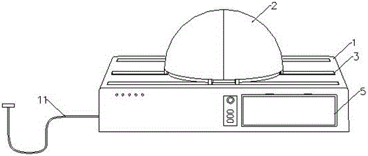 Wireless charging pile used for unmanned aerial vehicle GPS fixed-point endurance