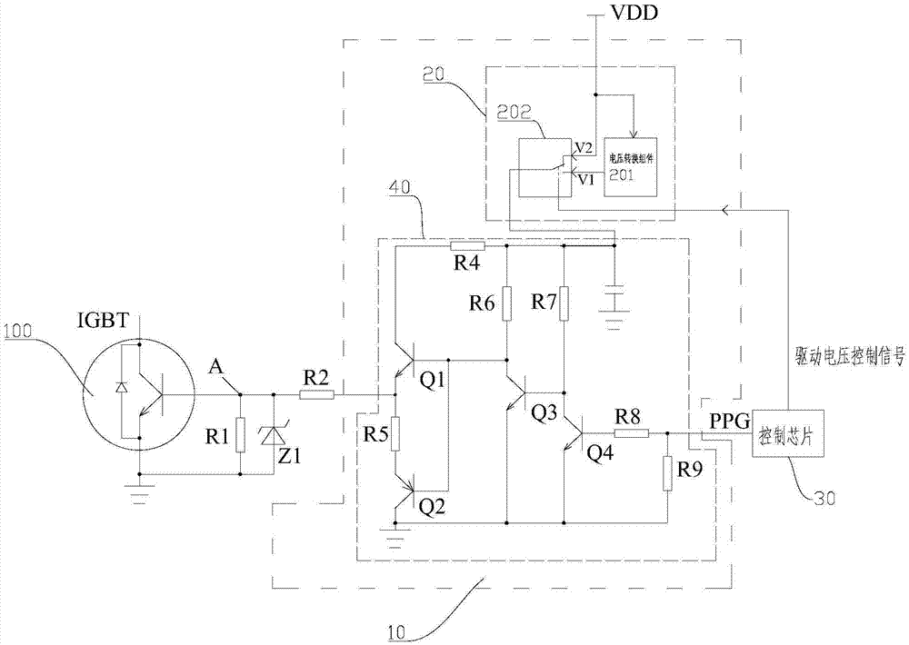 Electromagnetic heating apparatus and driving circuit of power switch tube used in electromagnetic heating apparatus