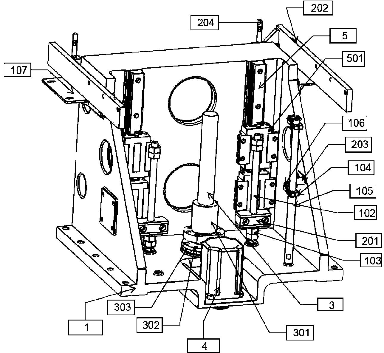 Closed-loop control high-precision positioning lifting system of full-automatic solder paste printer