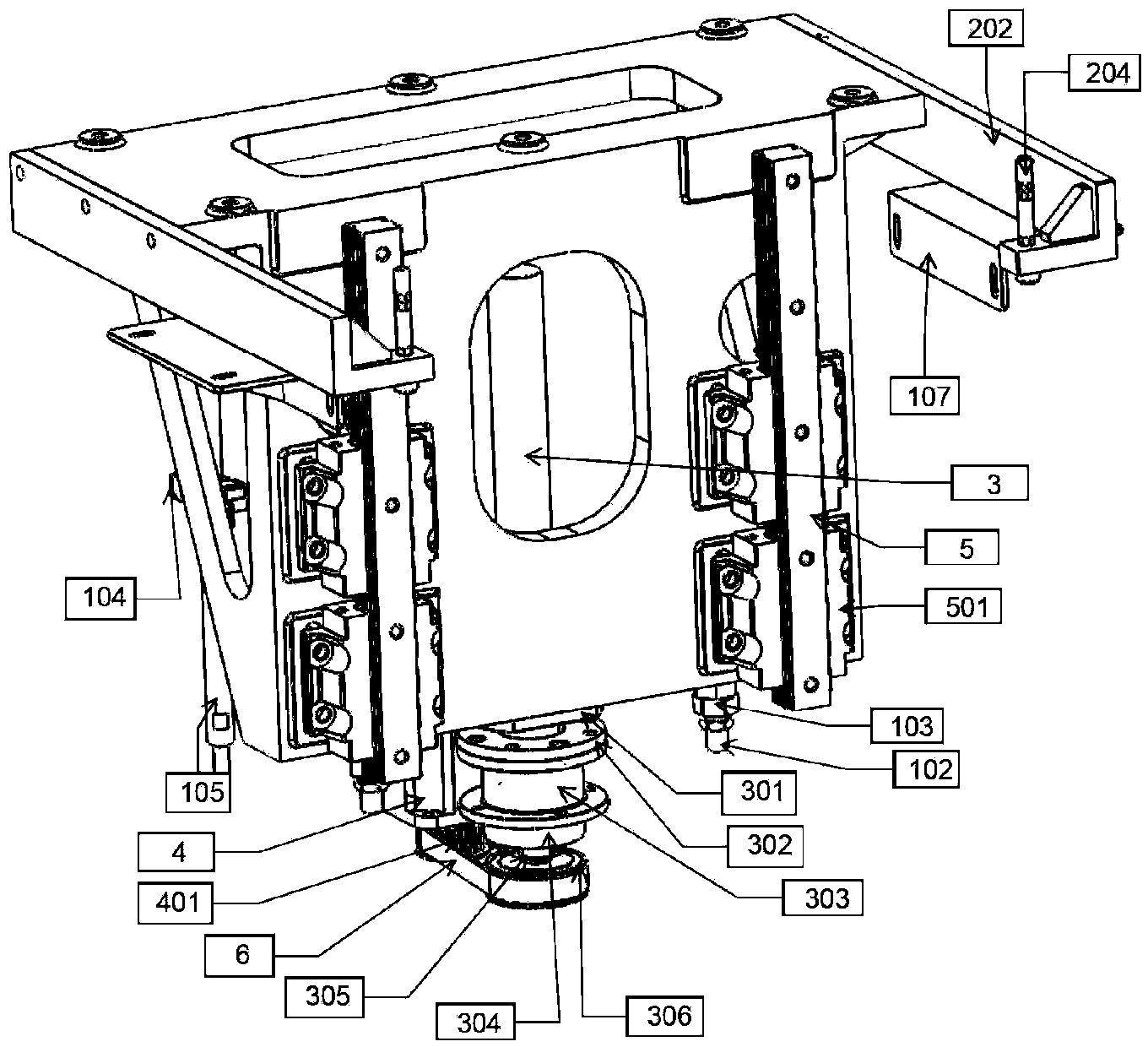 Closed-loop control high-precision positioning lifting system of full-automatic solder paste printer