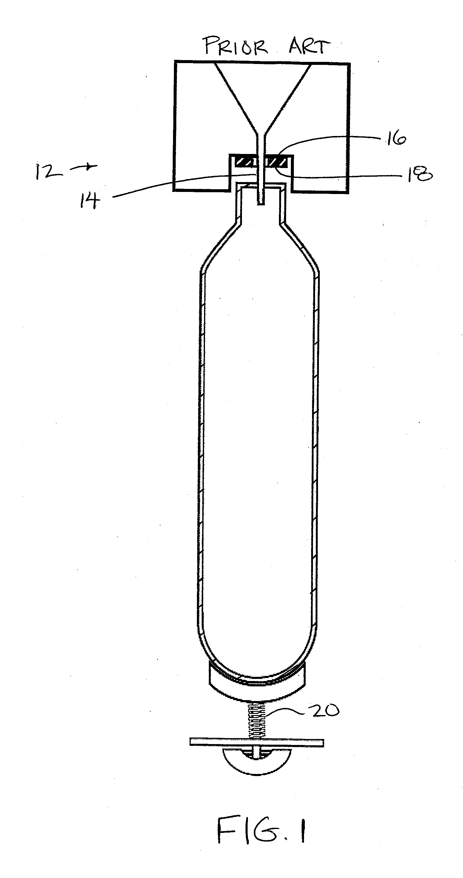 Disposable Compressed Gas Cartridge with Integral Sealing Member