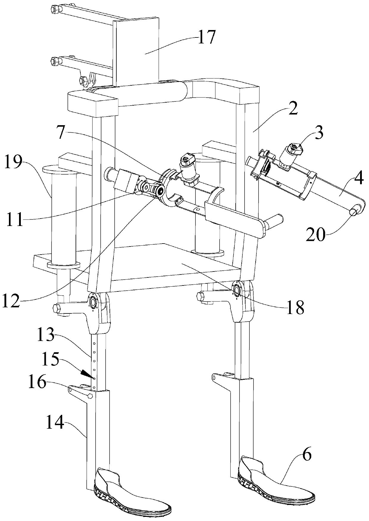 Limb rehabilitation machine for rehabilitation department