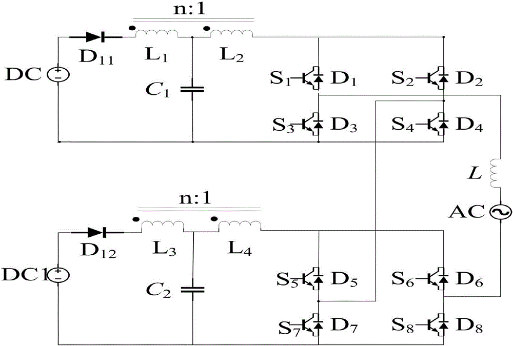 Variable-topology Trans-Z-source inverter