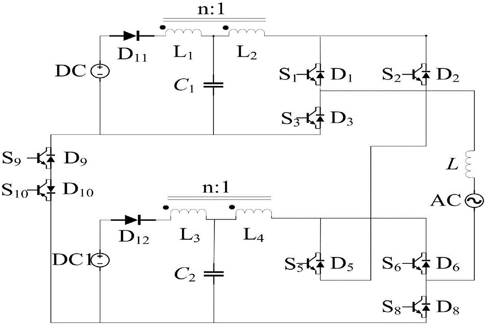 Variable-topology Trans-Z-source inverter