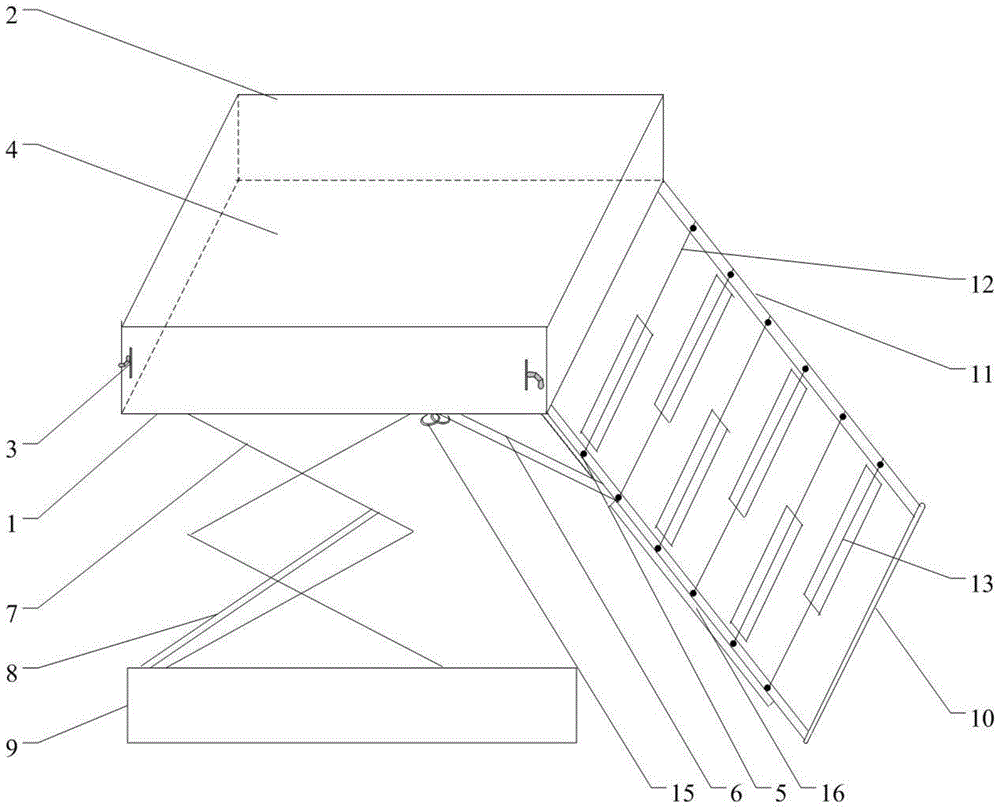 A kind of elevator with conveying mechanism