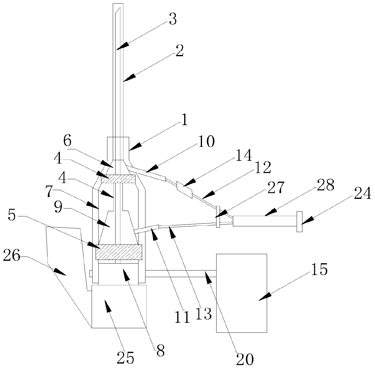 Anti-thrombotic intravenous indwelling needle and anti-thrombotic method thereof