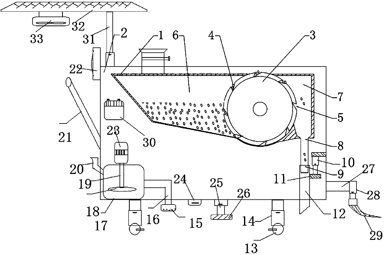 Efficient and safe agricultural planting fertilization device