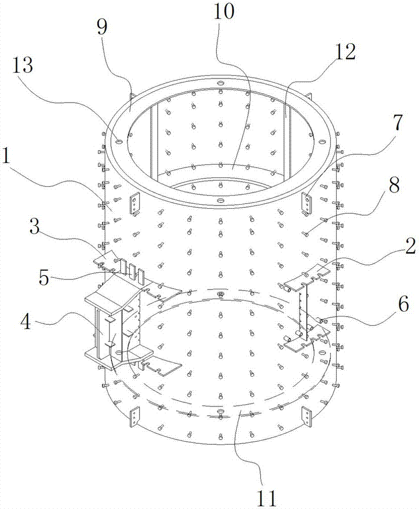 Steel pipe column with large diameter and thick wall and manufacturing method thereof