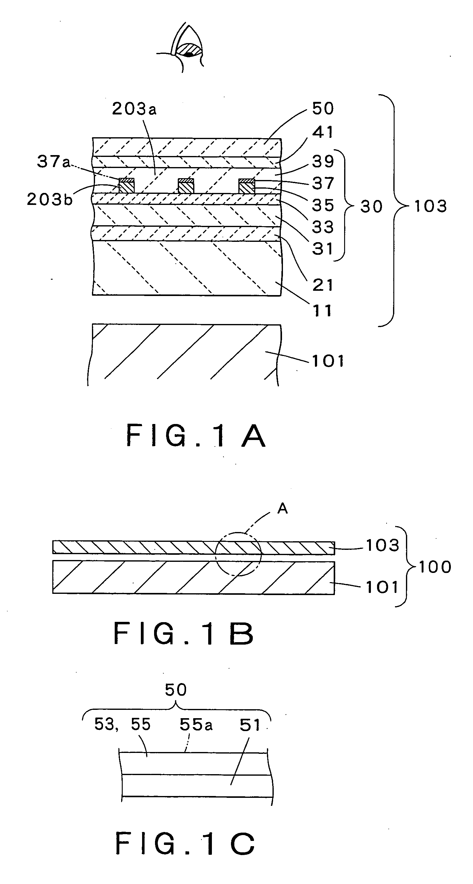 Front plante for plasma dispay and plasma display