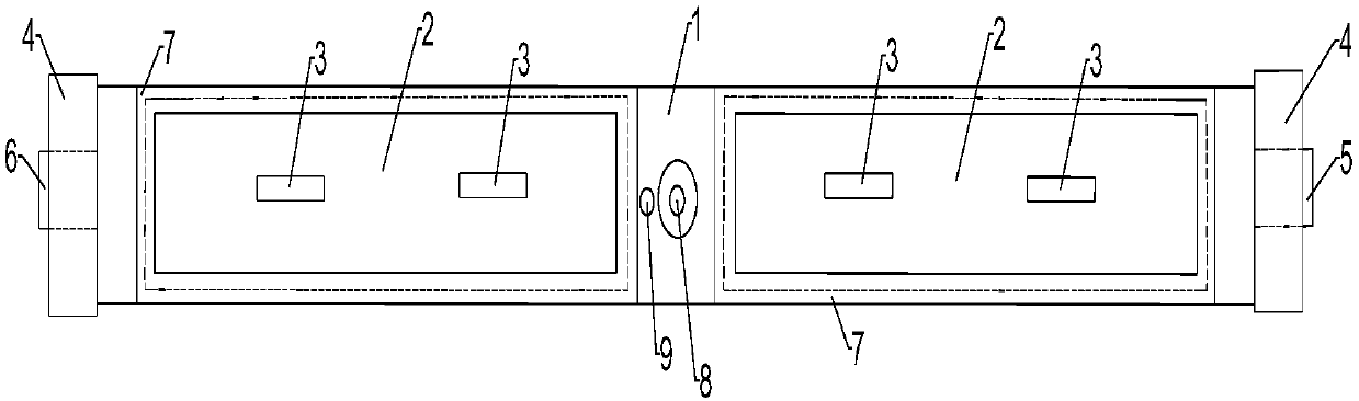 Corrosion detection method for concrete sewage pipe