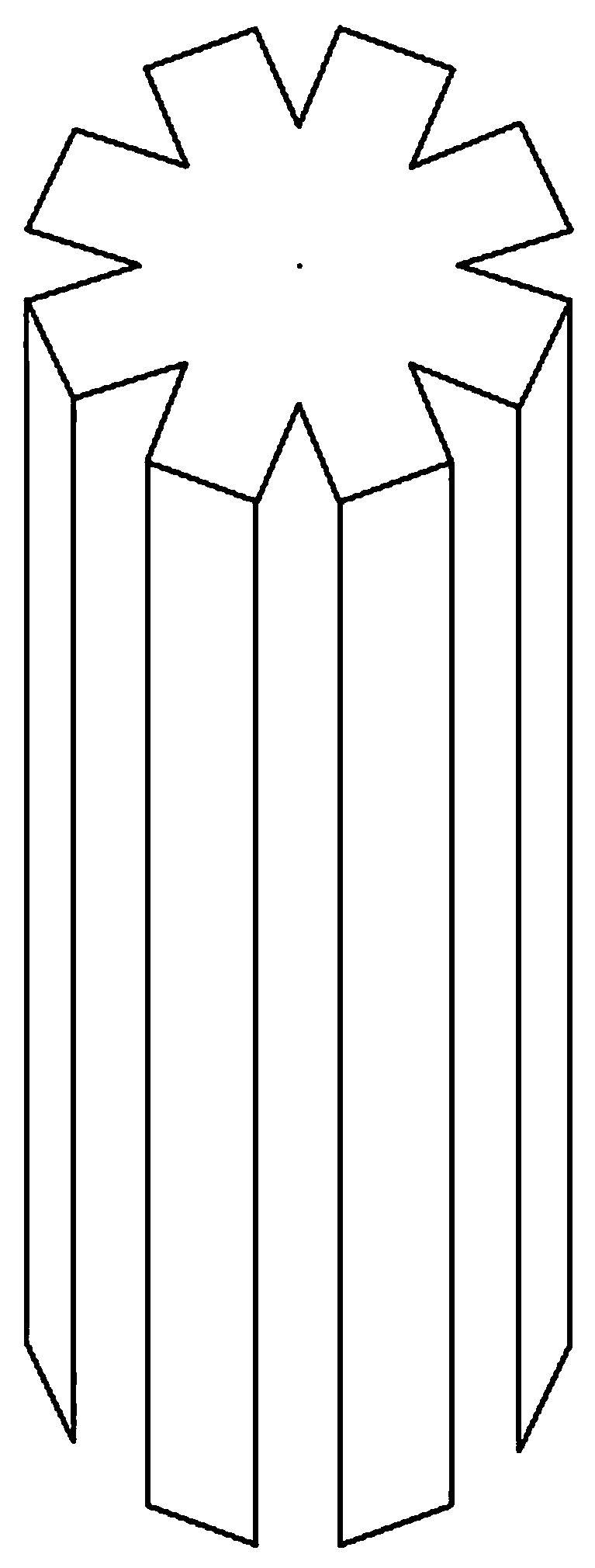 Process for generating combustible gas by virtue of sludge gasification