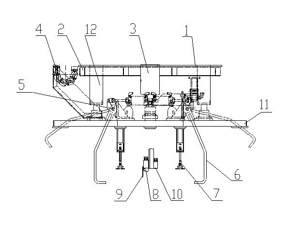 Track sucking disk type gripping device