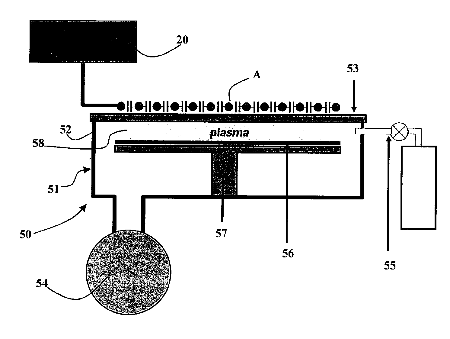 Apparatus for large area plasma processing