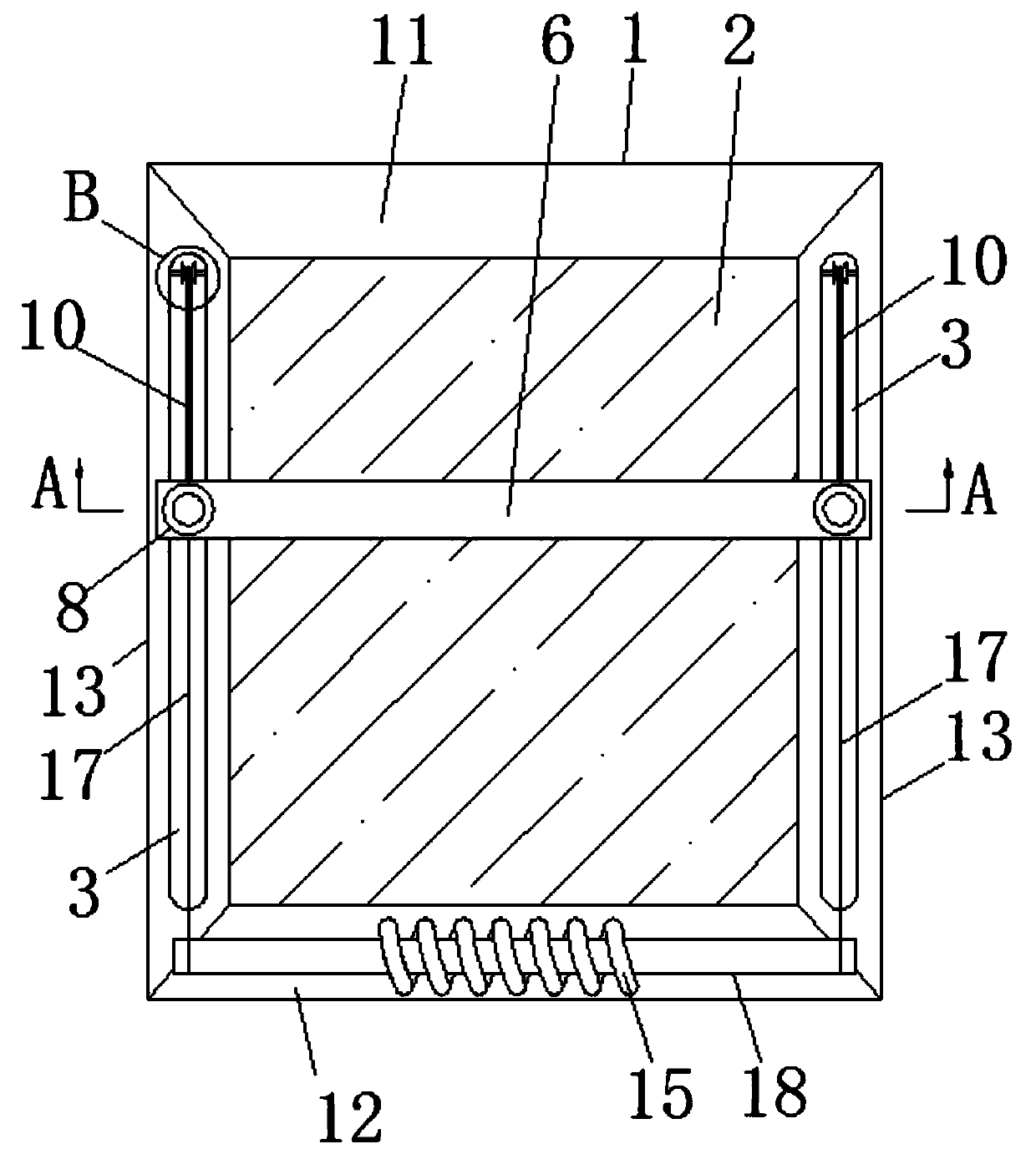 Aluminum alloy doors and windows with cleaning function