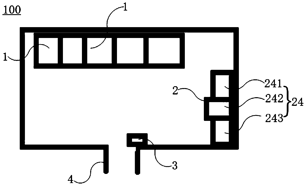 Self-checkout packing box, self-checkout counter and self-checkout system