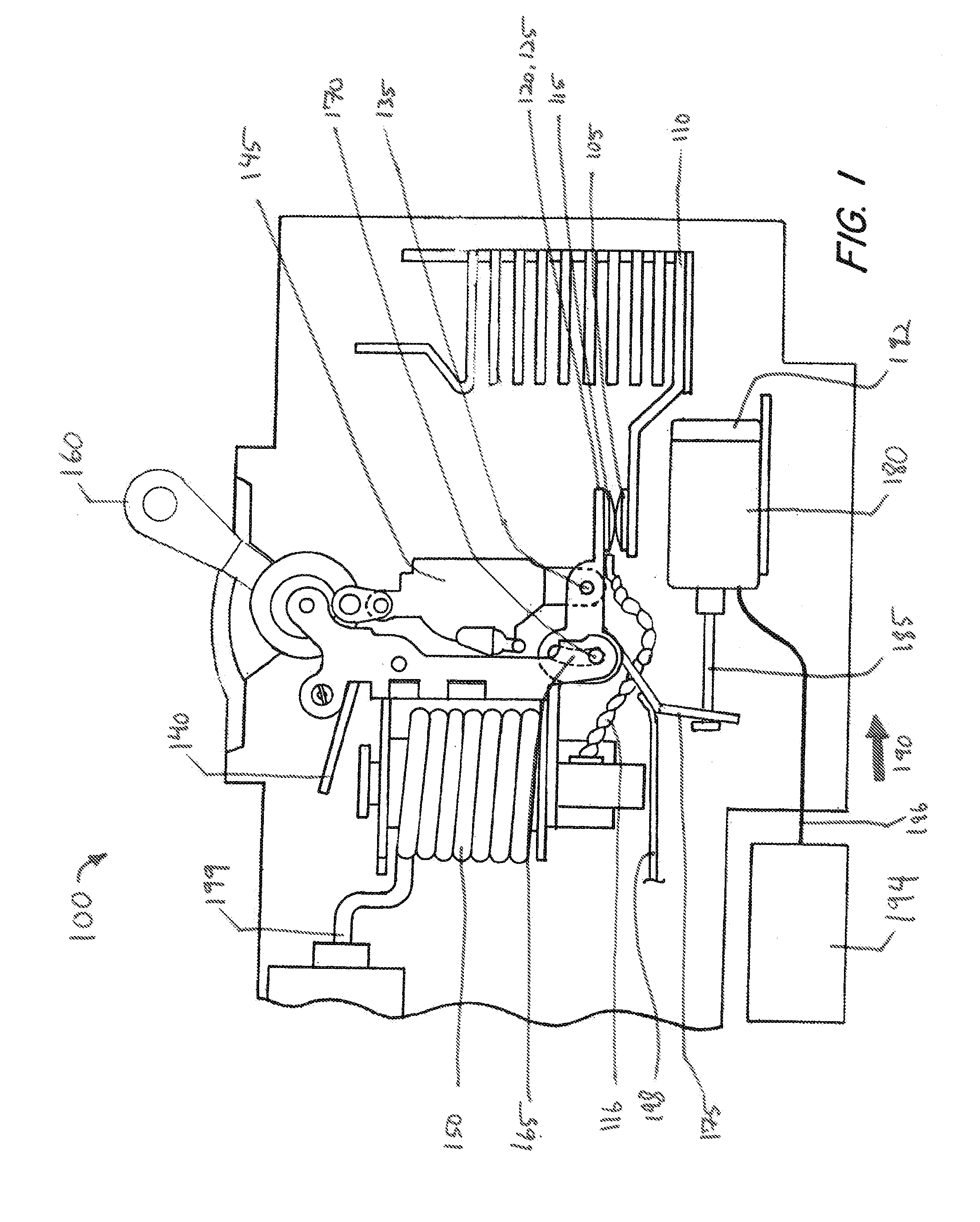 Remote operated circuit breaker