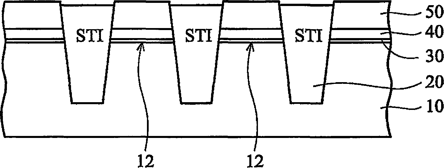 Separation grid flash element and manufacture method thereof