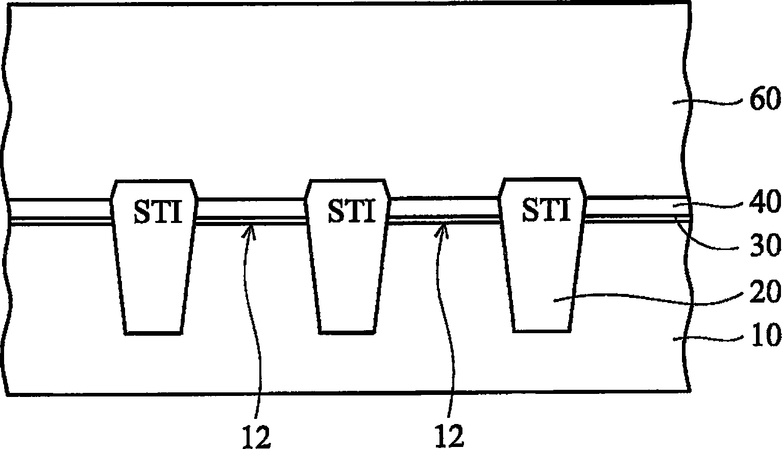 Separation grid flash element and manufacture method thereof