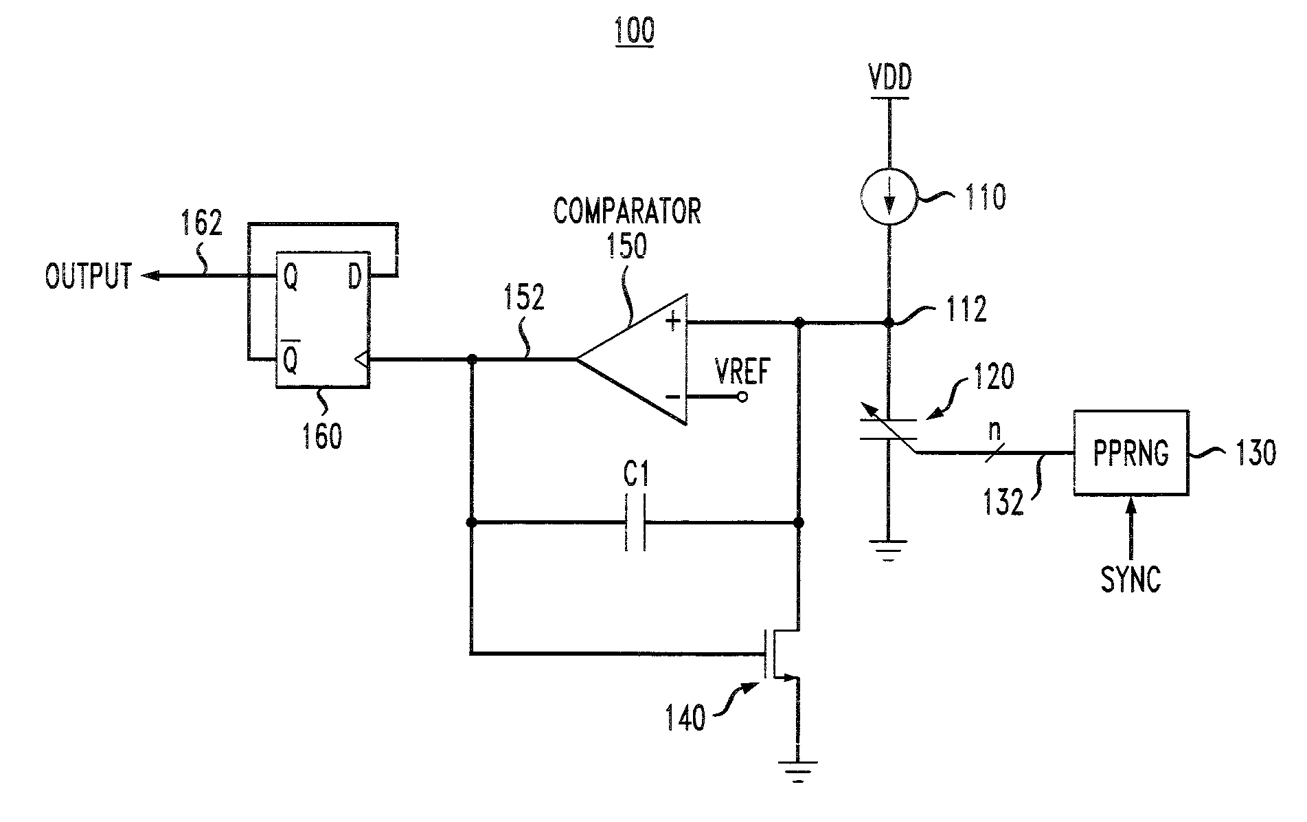 Switched-current oscillator for clock-frequency spreading