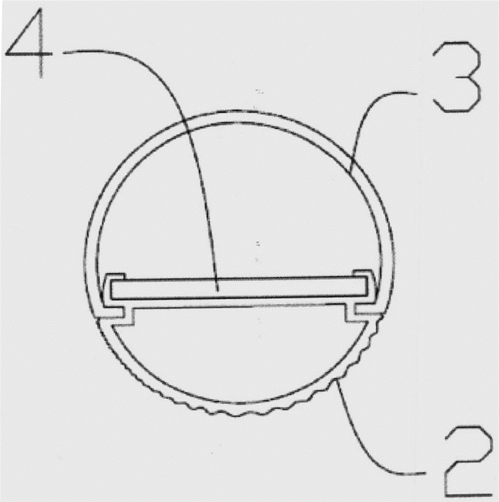 External-power-source LED (light-emitting diode) energy-saving lamp