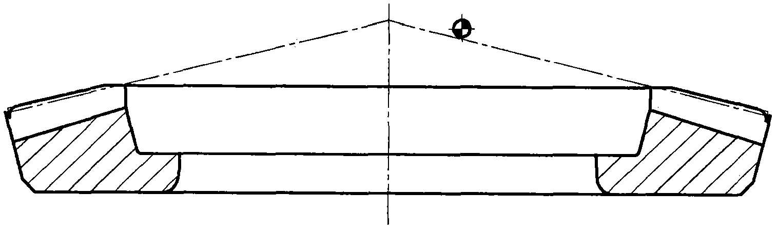 Precise forging method for automobile driven spiral bevel gear