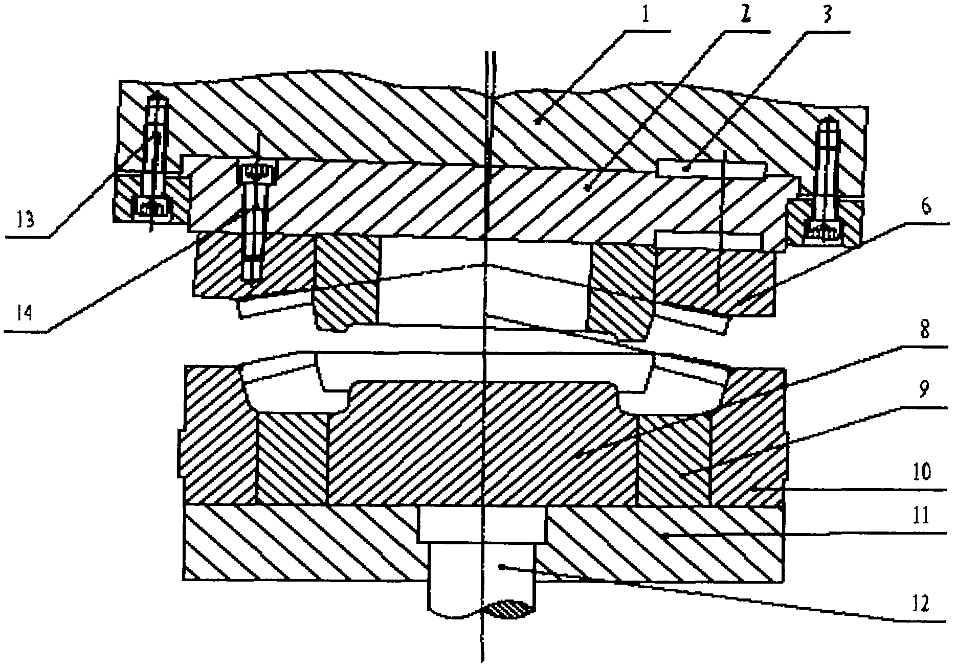 Precise forging method for automobile driven spiral bevel gear