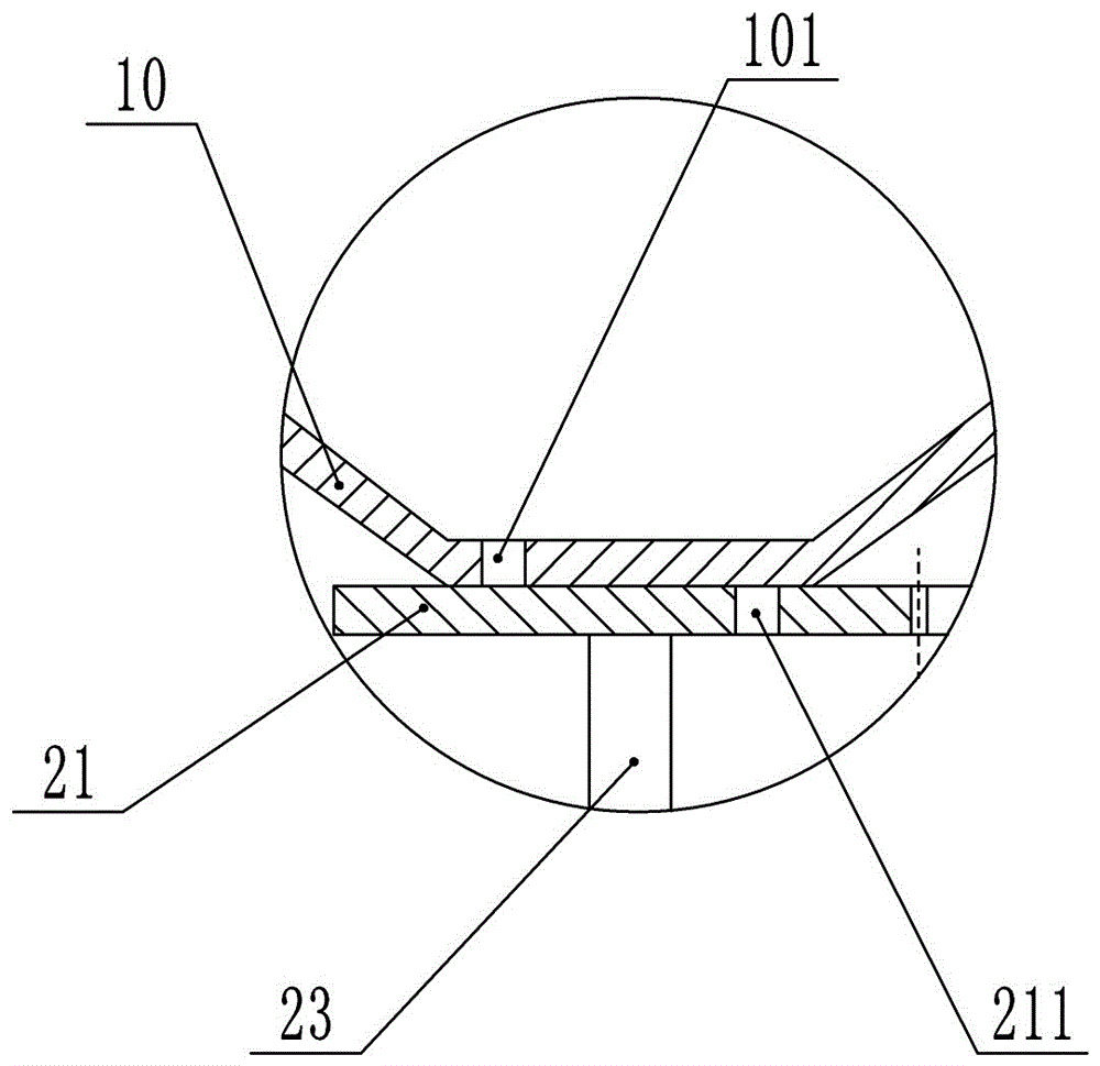 Chemical adding device for sewage treatment