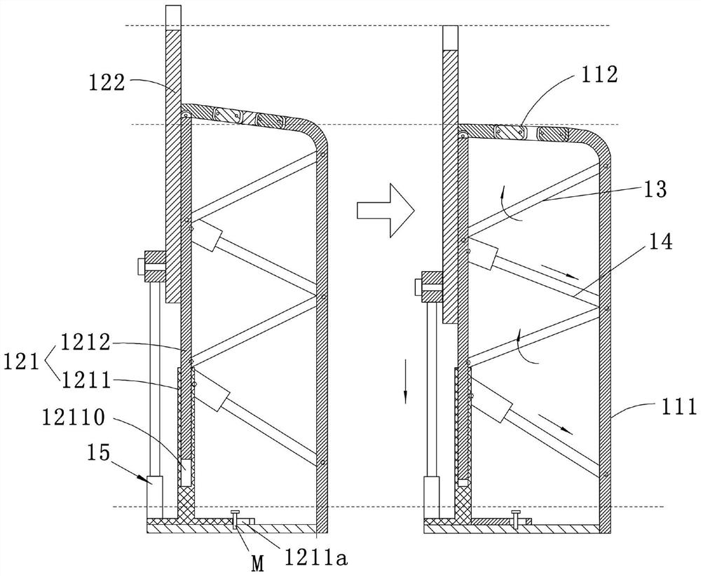 T-shaped beam prefabricating equipment suitable for large longitudinal slope beam field