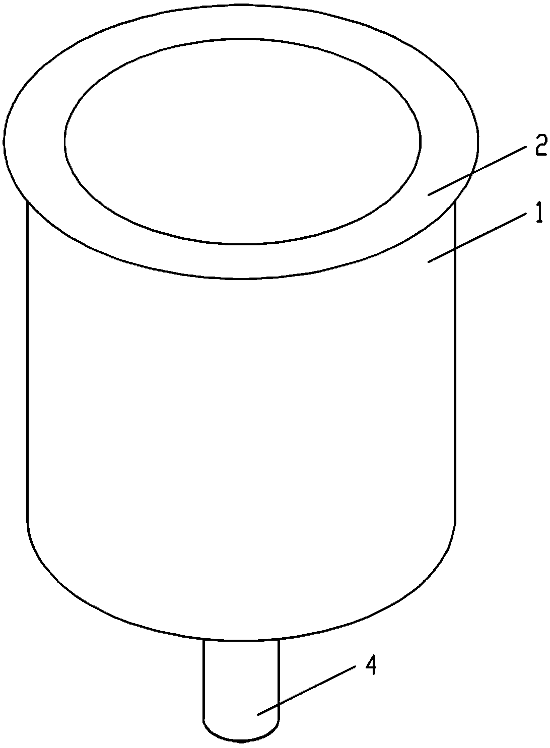 Pneumatic device and mammary gland tomography system provided with pneumatic device