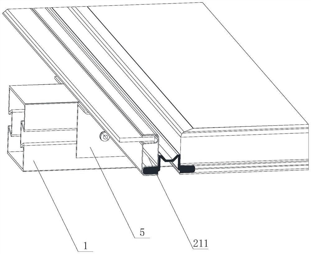 Photovoltaic panel supporting system with waterproof and drainage functions