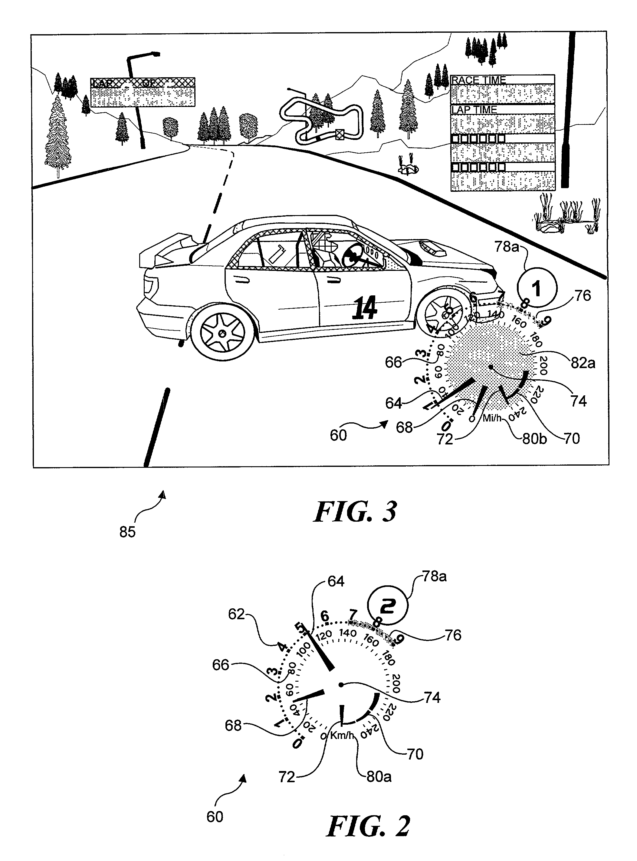 Integrated display of gauges