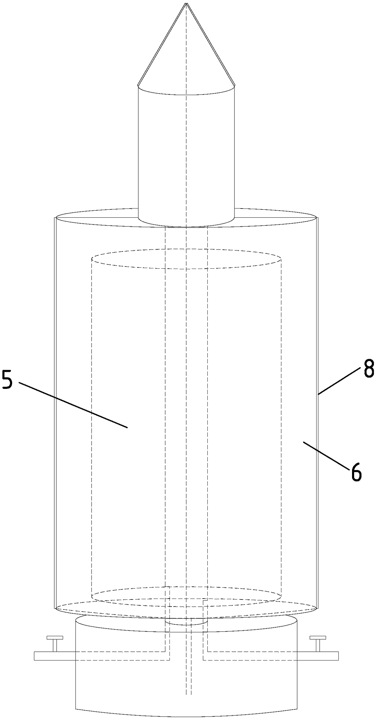 Abdominal puncture rod and puncture outfit with electric knife and extraction balloon