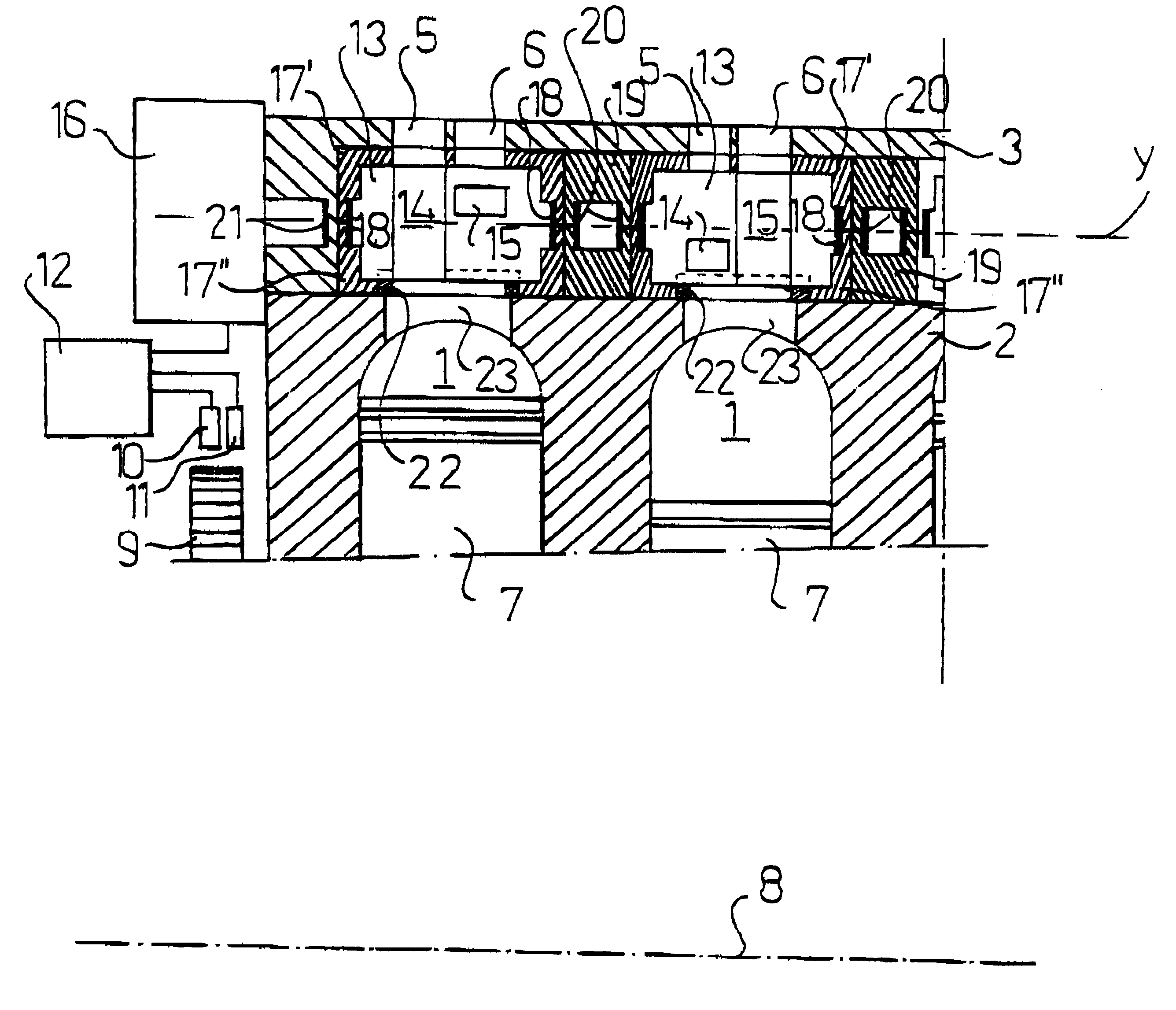 Valve device for an internal combustion engine