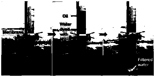 Preparation method for functional film capable of simultaneously realizing oil-water emulsion separation and dye removal