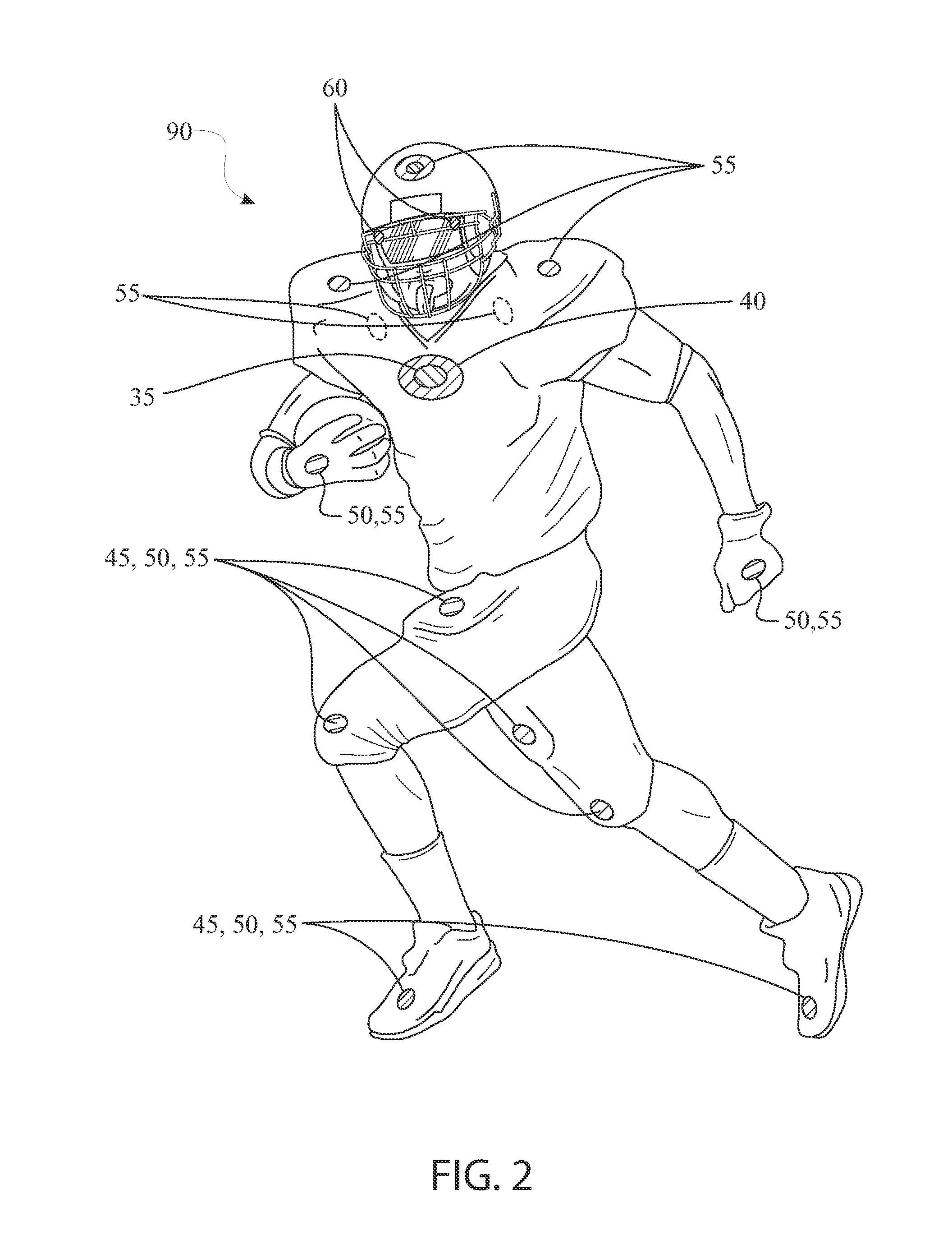 Sports telemetry system for collecting performance metrics and data