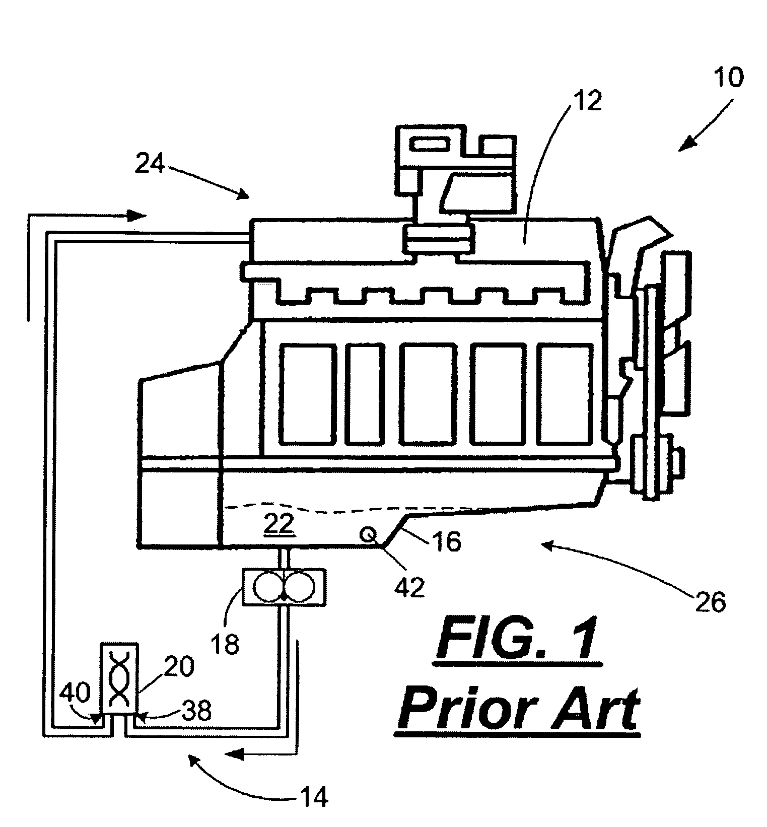 Filterless crankcase lubrication system for a vehicle