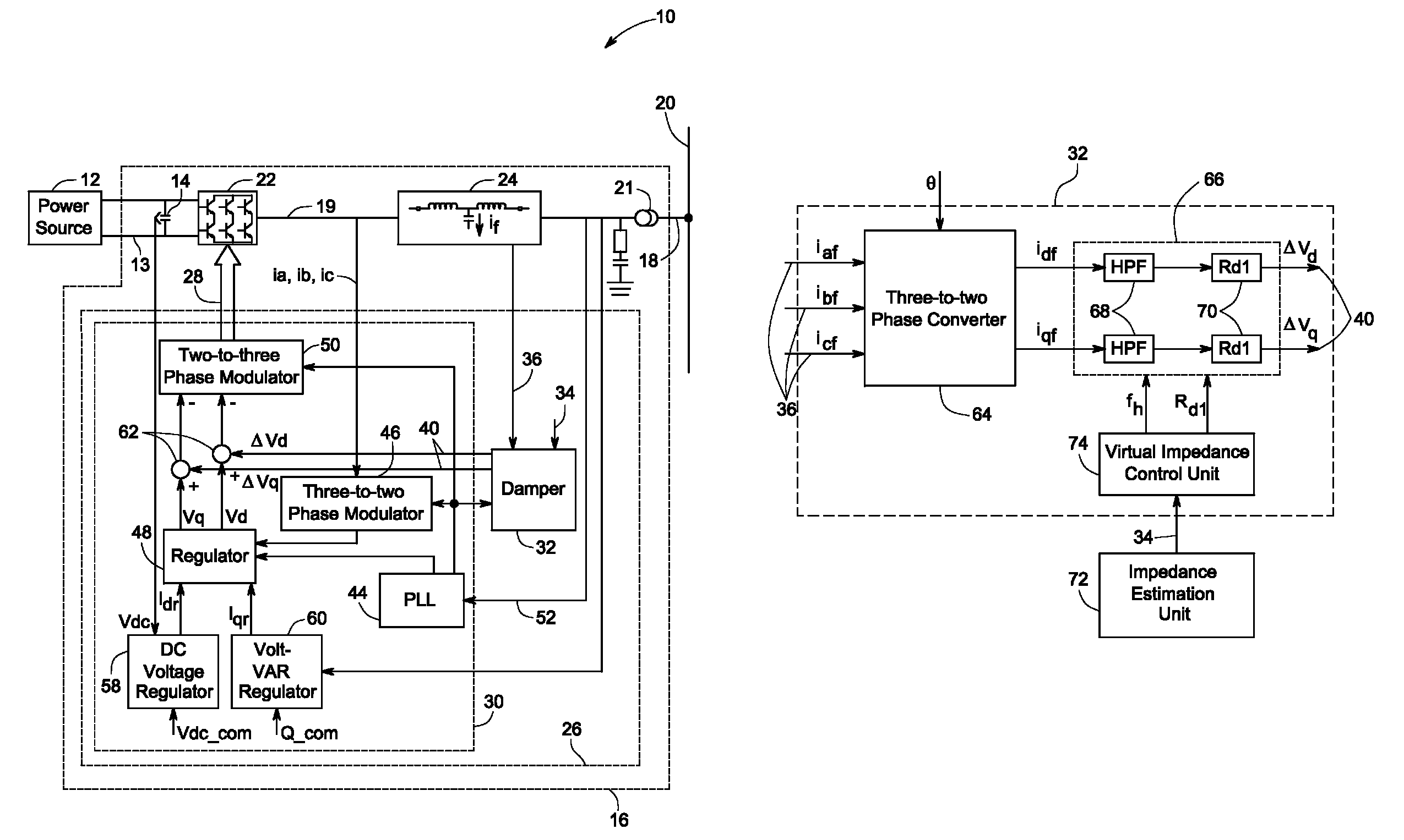 System and method for damping LC circuits in power conversion systems