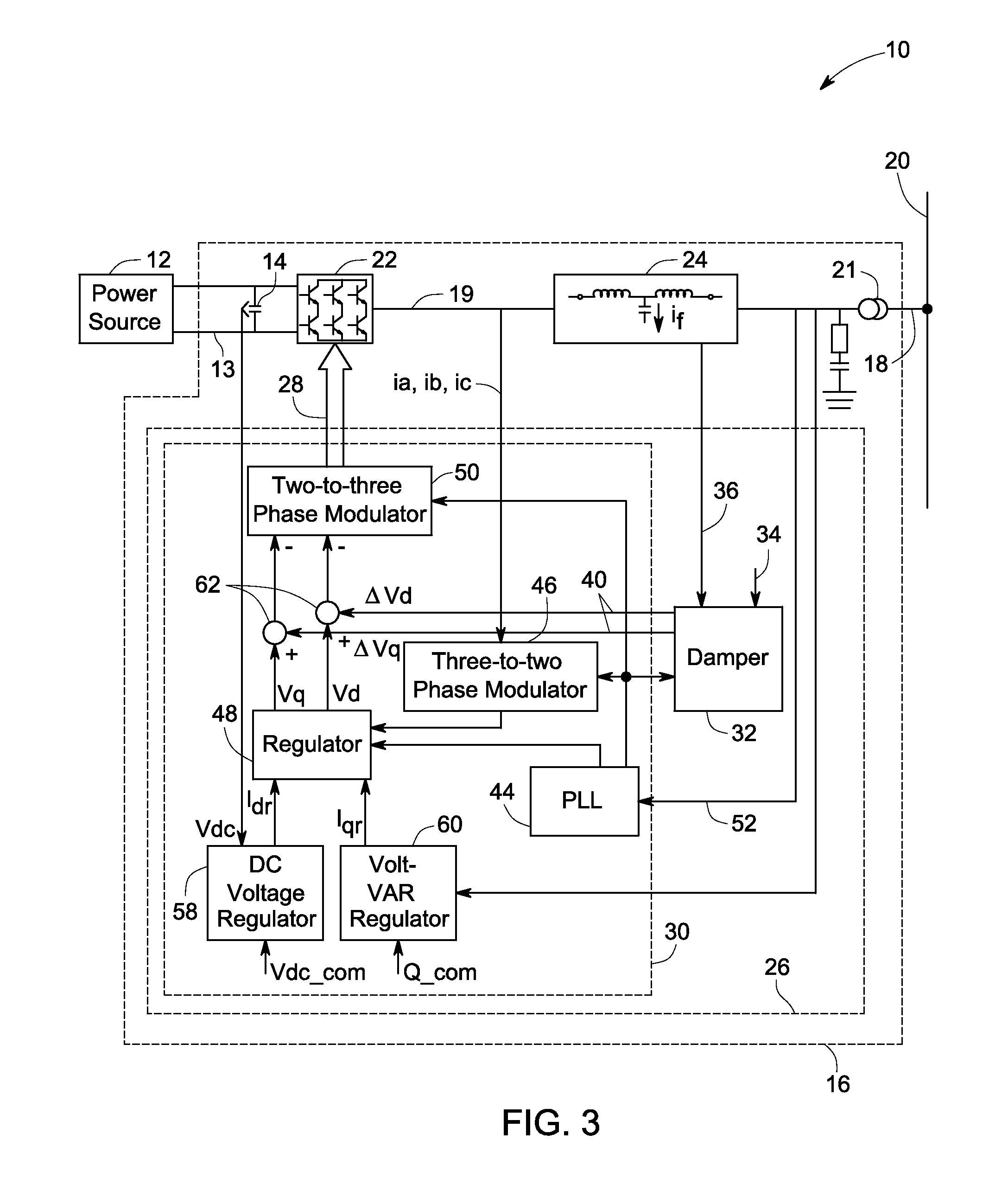 System and method for damping LC circuits in power conversion systems