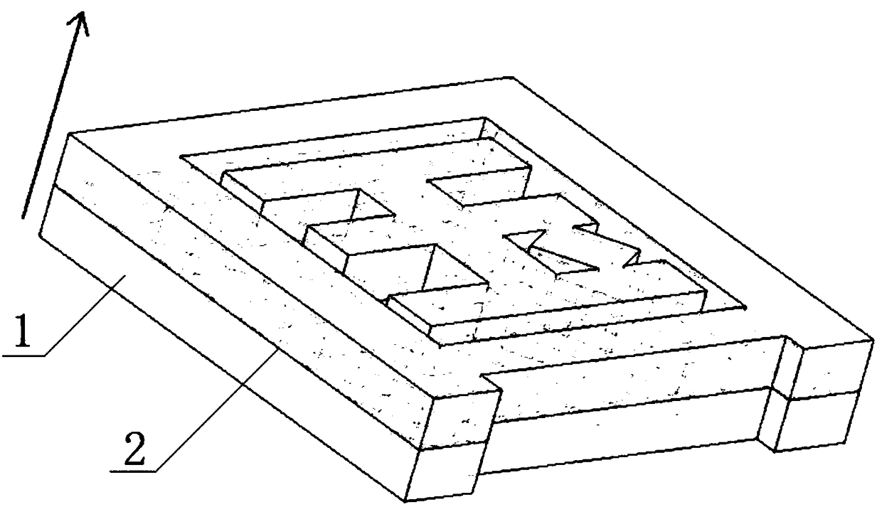 Preparation method of three-dimensional luminous character with supporting layer