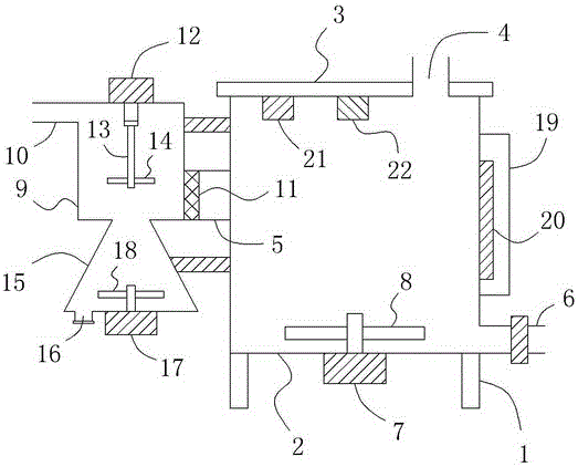 Novel medical sewage treatment device