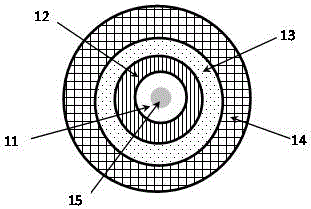 A low-loss large effective area single-mode optical fiber and its manufacturing method